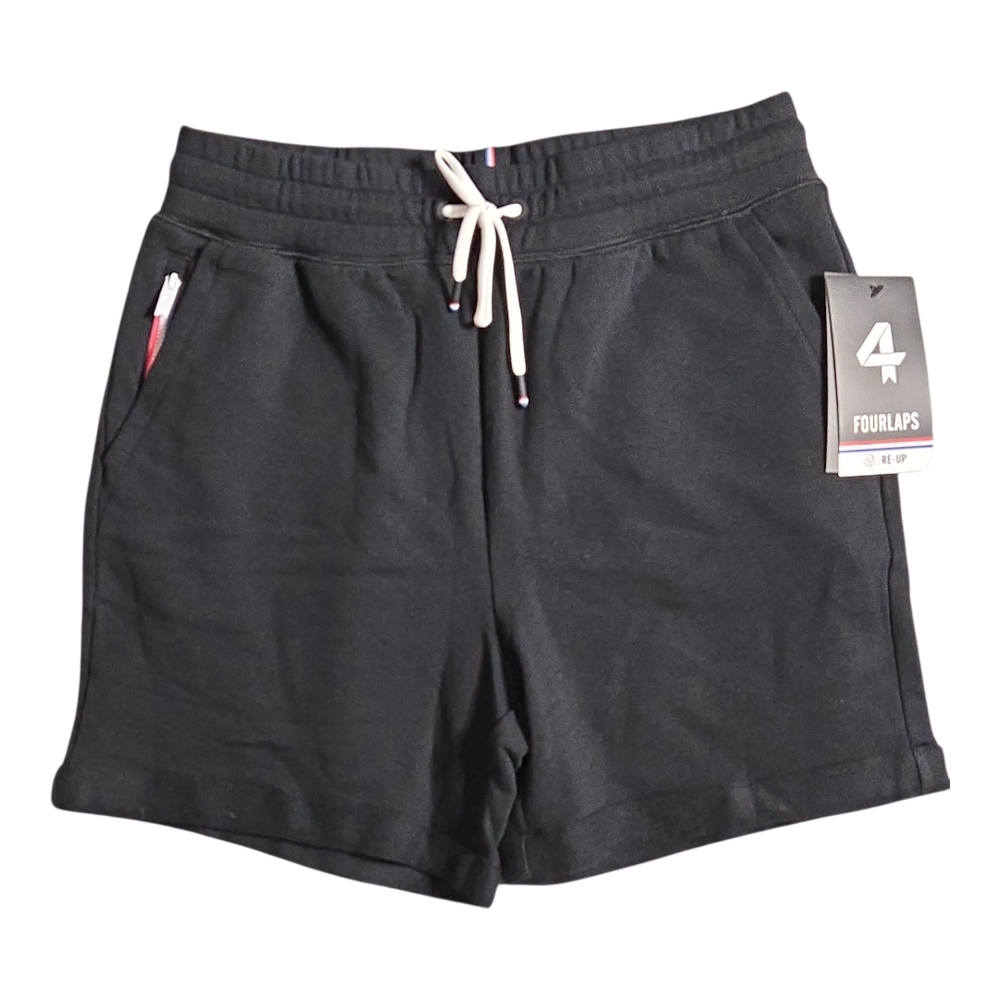 Fourlaps Women's High Waist Black Shorts